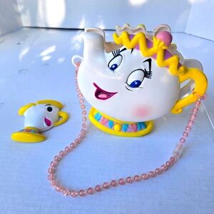Disney Beauty and the Beast Mrs. Potts Purse Set / Belle Accessories